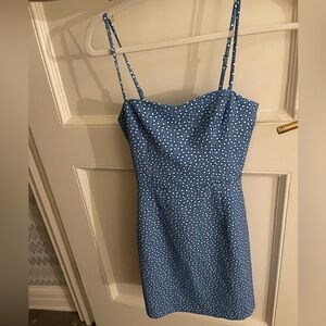[Never Worn] French Connection Blue Elao Printed Dress Size 2